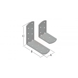 Ermo 40X55X55 Yuvarlak Başlı Kosebent 90 - E19863
