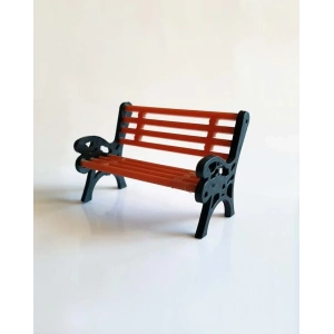 Eshel Maket Ahşap Oturma Bankı 1/50 2li