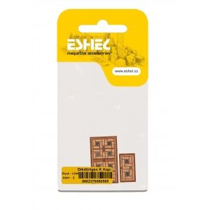 Eshel Maket Dikdörtgen K Kapı 1/200 2li