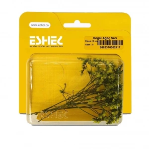Eshel Maket Doğal Ağaç Sarı 12cm 5li