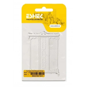 Eshel Maket Kapılı Gül Dizaynlı Dolap 1/25