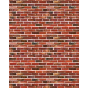 Eshel Maket Kırmızı Tuğla Desenli Karton Duvar 1/50 3lü