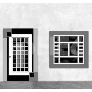 Eshel Maket Modern Set D Kapı 1/200 2li