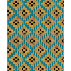 Eshel Maket Renkli Kiremit Desenli Karton Duvar 1/100 3lü