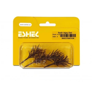 Eshel Maket Sedir Ağaç Dalı 4cm 4lü