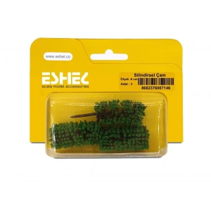 Eshel Maket Slilindirsel Çam 6cm 3lü