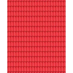 Eshel Maket Tuğla Karton Çatı 1/50 3lü