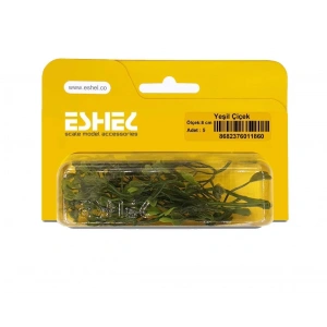Eshel Maket Yeşil Çiçek 8cm 5li