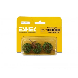 Eshel Maket Yuvarlak Çam 3cm 3lü
