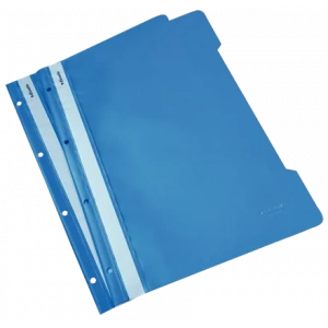 Esselte 4199 Mavi Plastik Telli Dosya (50 Li Paket)