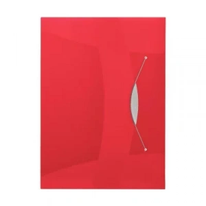 ESSELTE 6240 VİVİDA KALIN LASTİKLİ DOSYA KIRMIZI