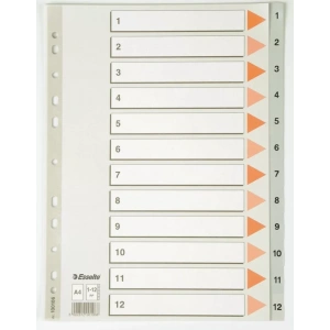 Esselte Seperatör 1-12 Rakamlı (ayraç)