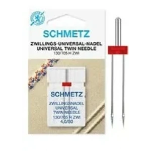 Ev Tipi Aile Dikiş Makinesi Çiftli Dikiş İğnesi / 130/705 H ZWI 4.0/80