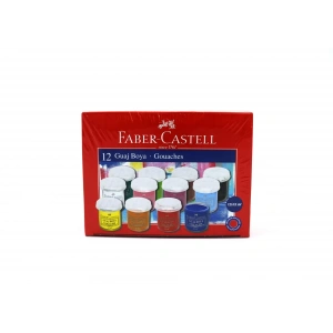 FABER 12 RENK GUAJ BOYA ŞİŞE 160401
