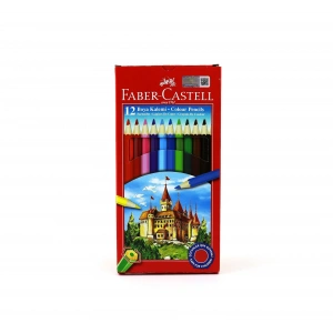 FABER 12 RENK KURU BOYA KALEMİ 1/1 TAM BOY 51711163120