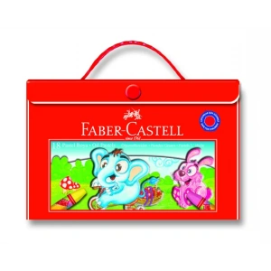 FABER 18 RENK ÇANTALI PASTEL BOYA 125119