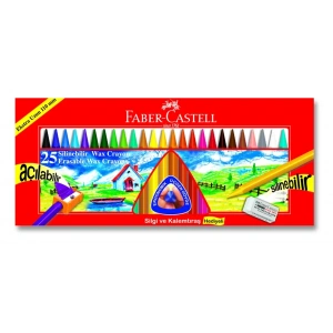 FABER 25 Lİ SİLİNEBİLİR WX CRAYON PASTEL 1122725