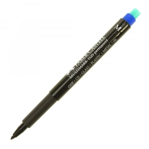 Faber Castell 1525 M Mavi Permanent Asetat Kalemi (1,0 mm)