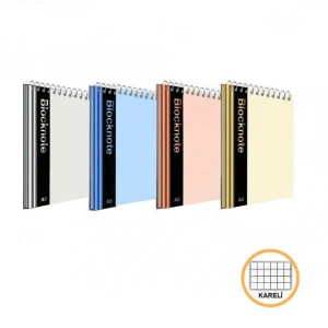 Faber-castell Bloknot Metalik Renk A5 80 Yaprak Kareli