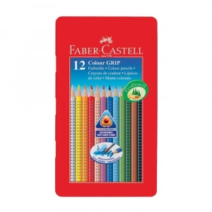 Faber Castell Boya Kalemi Metal Kutu 12 Renk