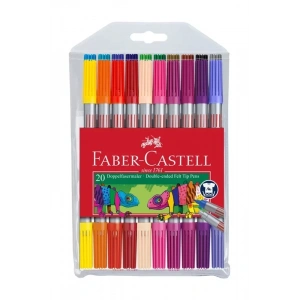 Faber-castell Çift Uçlu Keçeli Kalem 20 Renk (151119)