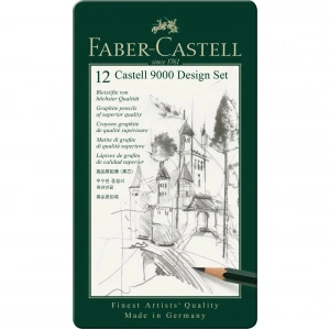 Faber Castell Dereceli Karakalem 12li Set 5h-5b