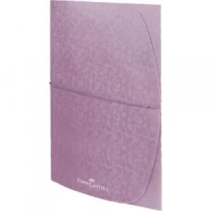 FABER-CASTELL DESENLİ EVRAK DOSYASI METALİK MOR (190102)