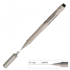 Faber Castell Ecco Pigment Çizim Kalemi 0.1 Mm Siyah