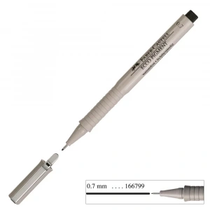 Faber Castell Ecco Pigment Çizim Kalemi 0.7 Mm Siyah