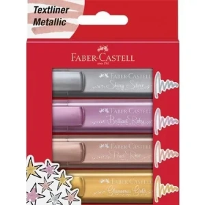 Faber-castell Fosforlu Kalem 46 Metalik 4 Renk (154624)