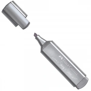 Faber Castell Fosforlu Kalem 46 Metalik Gümüş 5030154661