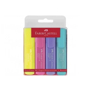 Faber-castell Fosforlu Kalem Seti 4 Pastel Renk (154610)