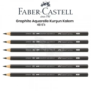 Faber Castell Graphite Aquarelle Kurşun Kalem 4b 6lı