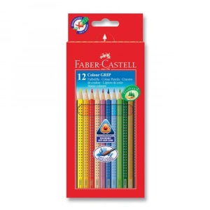 Faber Castell Grip 2001 Kuru Boya Kalemi 12 Renk