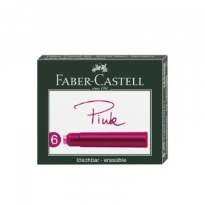 Faber-castell Grip Dolma Kalem Kartuşu Pembe 6lı (185508)