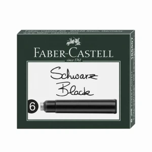 Faber-castell Grip Dolma Kalem Kartuşu Siyah 6lı (185507)