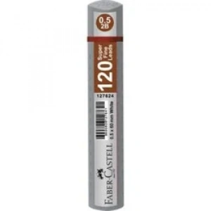 FABER-CASTELL GRİP KALEM UCU 0.5 2B 60mm GÜMÜŞ (127681)