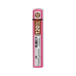 Faber Castell Grip Min 0.5 mm 2B 60 mm 120li Tüp Pembe