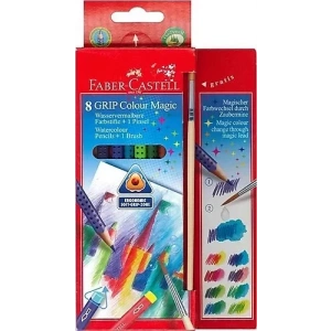 Faber-castell Grip Sihirli Boya Kalemi 8 Renk (113008)