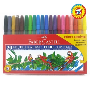 Faber Castell Keçeli Kalem 20 Renk