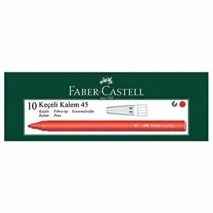 Faber Castell Keçeli Kalem 45 No Kırmızı