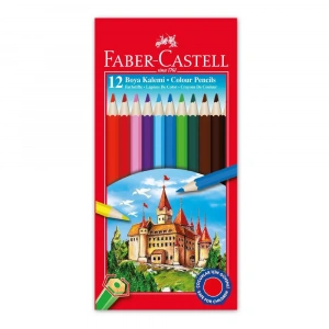 Faber Castell Kuru Boya Kalemi 12 Renk