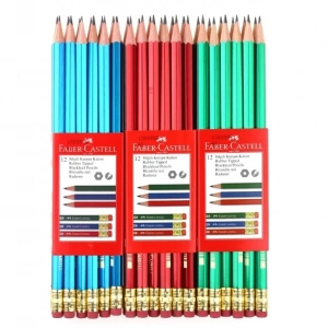 Faber Castell Mercanlı Silgili Kurşun Kalem 12 Adet