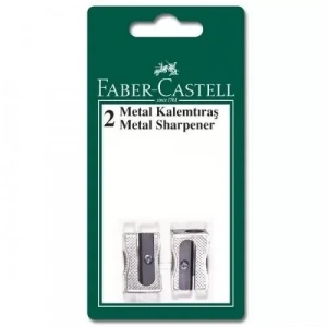 Faber-castell Metal Kalemtraş 2li Blister (183100)