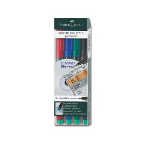 Faber Castell Multimark 1523 Permanent Asetat Kalemi 0.4 mm (S) 4 RENK SET