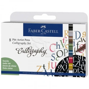 Faber Castell Pitt Artist Pens Calligraphy Seti 8li 167508