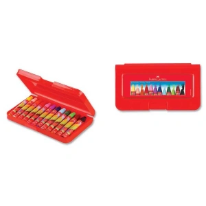 Faber Castell Plastik Kutulu Altıgen Pastel Boya 12li