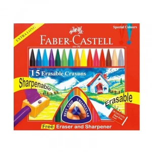 Faber-castell Silinebilir Mum Boya 15 Renk (122715)