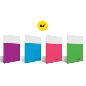 Faber Castell Smart Dikişli Plastik Kapak Kareli Defter A4 60 Yaprak