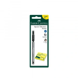 Faber Castell Speedx Tükenmez Kalem ve Yapışkanlı Not Defteri